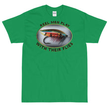 REEL MEN PLAY WITH THEIR FLIES