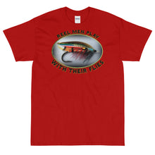 REEL MEN PLAY WITH THEIR FLIES